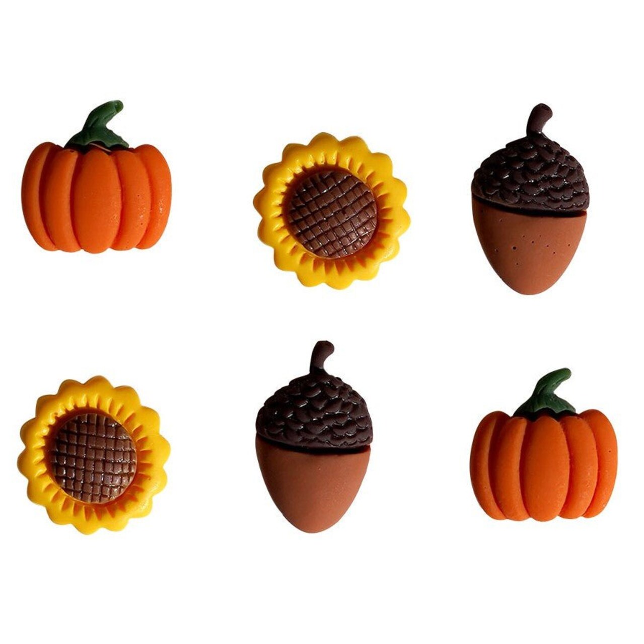 Buttons Galore Flatback Embellishments for Crafts - It's Fall Y'all - 18 Pieces